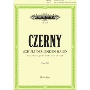 Edition Peters 10 Studies For The Left Hand Op.399 Edition Peters 10 Studies For The Left Hand Op.399