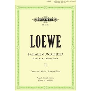 Edition Peters 15 Ballads And Songs Vol.2 Edition Peters 15 Ballads And Songs Vol.2