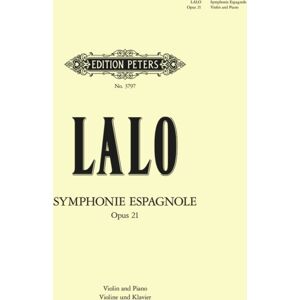 Edition Peters Symphonie Espagnole Op.21 Edition Peters Symphonie Espagnole Op.21