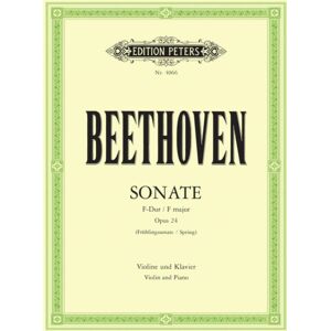 Edition Peters Violin Sonata No. 5 In F Op. 24 Spring Edition Peters Violin Sonata No. 5 In F Op. 24 Spring