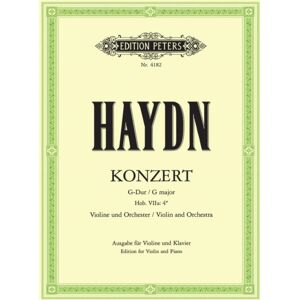 Edition Peters Violin Concerto In G Hob. Viia:4 Edition Peters Violin Concerto In G Hob. Viia:4