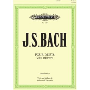 Edition Peters 4 Duets For Cello & Violin Edition Peters 4 Duets For Cello & Violin