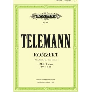 Edition Peters Oboe Concerto In F Minor Edition Peters Oboe Concerto In F Minor