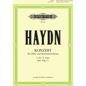 Edition Peters Oboe Concerto In C Hob.Viig:C1 Edition Peters Oboe Concerto In C Hob.Viig:C1