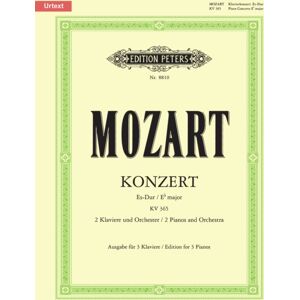 Edition Peters Concerto No. 10 In E Flat For 2 Pianos K365 Edition Peters Concerto No. 10 In E Flat For 2 Pianos K365
