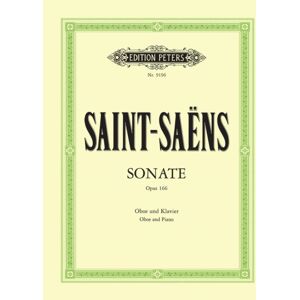 Edition Peters Oboe Sonata Op.166 Edition Peters Oboe Sonata Op.166