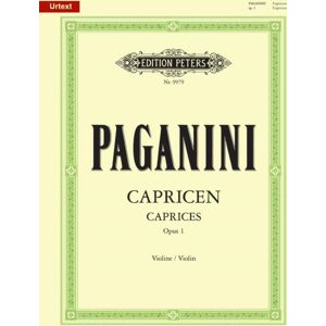 Edition Peters 24 Caprices Op. 1 For Violin Edition Peters 24 Caprices Op. 1 For Violin