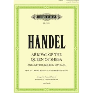 Edition Peters Arrival Of The Queen Of Sheba Edition Peters Arrival Of The Queen Of Sheba