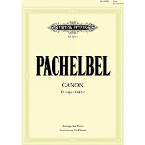 Edition Peters Canon In D Major Edition Peters Canon In D Major