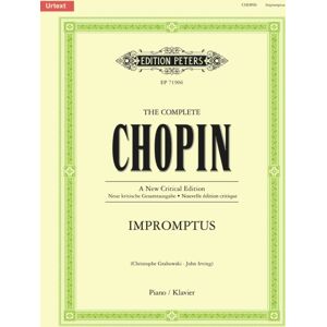 Edition Peters The Complete Chopin: Impromptus Edition Peters The Complete Chopin: Impromptus