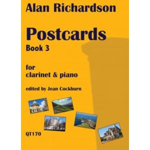 Queen's Temple Publications Postcards Book 3 For Clarinet & Piano Queen's Temple Publications Postcards Book 3 For Clarinet & Piano