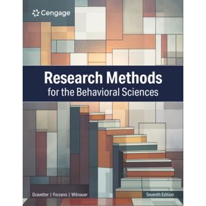 Cengage Learning, Inc Research Methods For The Behavioral Sciences Cengage Learning, Inc Research Methods For The Behavioral Sciences