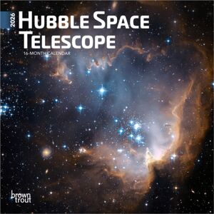BrownTrout Hubble Space Telescope 2026 Mini 7x7 Calendar BrownTrout Hubble Space Telescope 2026 Mini 7x7 Calendar
