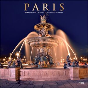 BrownTrout Paris 2026 Square Flap English French Foil Calendar BrownTrout Paris 2026 Square Flap English French Foil Calendar