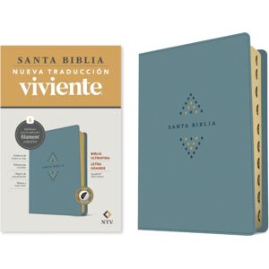 Tyndale House Publishers Biblia Ultrafina Ntv, Letra Grande Con Filament (Sentipiel, Azul Sereno, Indice, Letra Roja) Tyndale House Publishers Biblia Ultrafina Ntv, Letra Grande Con Filament (Sentipiel, Azul Sereno, Indice, Letra Roja)