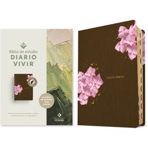 Tyndale House Publishers Biblia De Estudio Del Diario Vivir Ntv (Sentipiel, Cafe/rosa, Indice, Letra Roja) Tyndale House Publishers Biblia De Estudio Del Diario Vivir Ntv (Sentipiel, Cafe/rosa, Indice, Letra Roja)