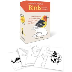 Running Press,U.S. Extremely Accurate Birds Coloring Postcards : 50 Anatomically Precise Backyard Birds To Color And Share Running Press,U.S. Extremely Accurate Birds Coloring Postcards : 50 Anatomically Precise Backyard Birds To Color And Share