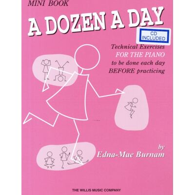 Hal Leonard Corporation A Dozen A Day Mini Book - Book/audio Hal Leonard Corporation A Dozen A Day Mini Book - Book/audio