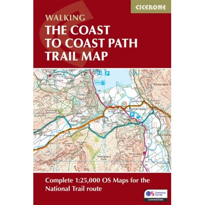 Cicerone Press Walking The Coast To Coast Path Trail Map : Complete 1:25,000 Os Trail Map For The Full National Trail Cicerone Press Walking The Coast To Coast Path Trail Map : Complete 1:25,000 Os Trail Map For The Full National Trail