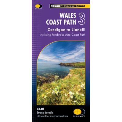 Harvey Map Services Ltd Wales Coast Path 3 : Cardigan To Llanelli Including Pembrokeshire Coast Path Harvey Map Services Ltd Wales Coast Path 3 : Cardigan To Llanelli Including Pembrokeshire Coast Path