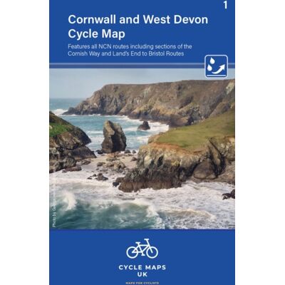 Cordee Cornwall And West Devon Cycle Map 1 Cordee Cornwall And West Devon Cycle Map 1