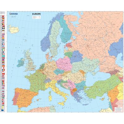 Michelin Editions des Voyages Europe Political - Michelin Rolled & Tubed Wall Map Encapsulated : Wall Map Michelin Editions des Voyages Europe Political - Michelin Rolled & Tubed Wall Map Encapsulated : Wall Map