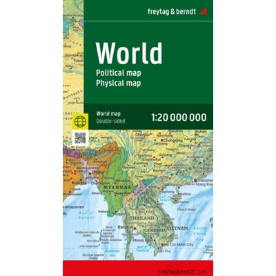 Freytag-Berndt World Map, Political - Physical, English, Folded Map : 1:20.000.000 Freytag-Berndt World Map, Political - Physical, English, Folded Map : 1:20.000.000