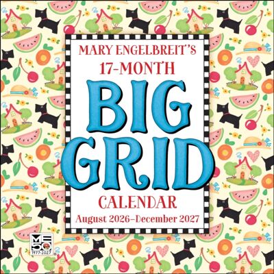 Andrews McMeel Publishing Mary Engelbreit'S 2026-2027 17-Month Big Grid Wall Planner Calendar Andrews McMeel Publishing Mary Engelbreit'S 2026-2027 17-Month Big Grid Wall Planner Calendar