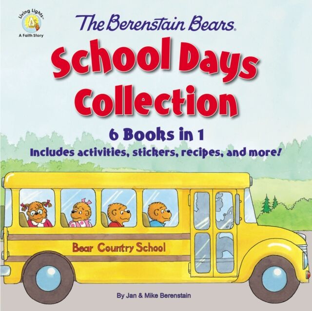 Zondervan The Berenstain Bears School Days Collection : 6 Books In 1, Includes Activities, Stickers, Recipes, And More!