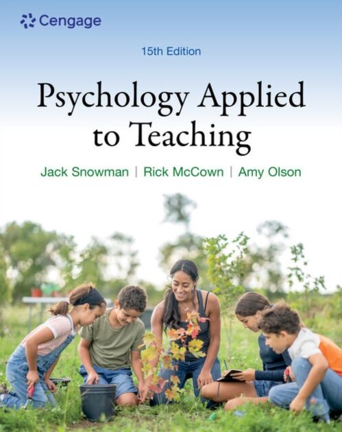 Cengage Learning, Inc Psychology Applied To Teaching