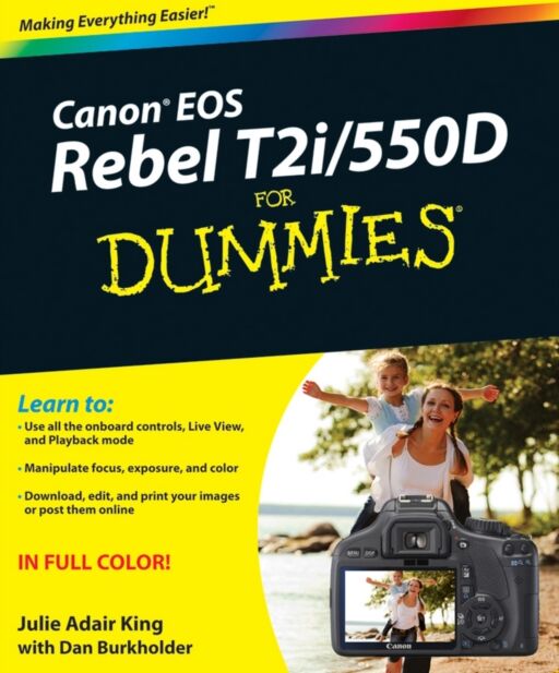 John Wiley & Sons Inc Canon Eos Rebel T2i / 550d For Dummies