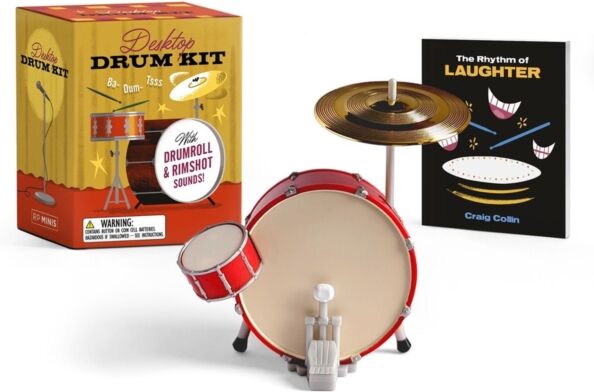 Running Press Desktop Drum Kit : With Drumroll And Rimshot Sounds!