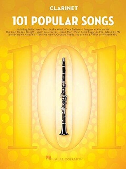 Hal Leonard Corporation 101 Popular Songs : For Clarinet