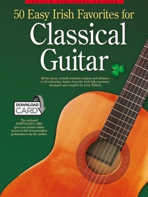 Hal Leonard Europe Limited 50 Easy Irish Favourites For Classical Guitar : Guitar Tablature Edition (Book & Download Card