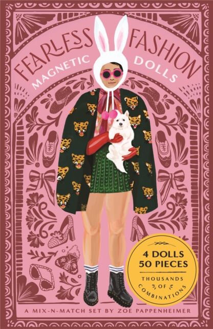Chronicle Books Fearless Fashion Magnetic Dolls : A Mix-N-Match Set