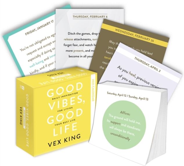 Hay House UK Ltd Good Vibes, Good Life Calendar 2025 : Daily Inspiration For Living Your Life