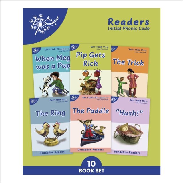 Dorling Kindersley Ltd Phonic Books Dandelion Readers Set 1 Units 11-20 : Consonant Digraphs And Simple Two-Syllable Words
