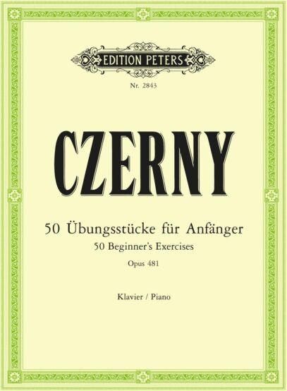 Edition Peters 50 Beginner'S Exercises Op.481