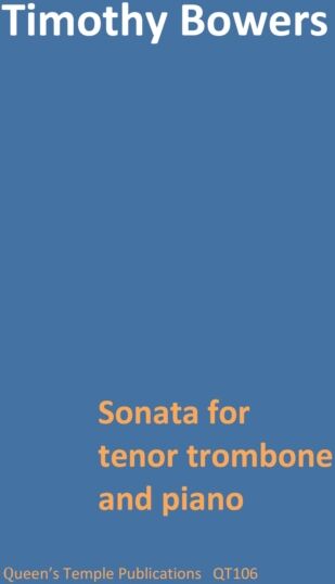 Queen's Temple Publications Sonata For Tenor Trombone And Piano