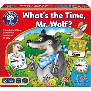 Orchard Toys Whats The Time Mr Wolf Time Telling Board Game