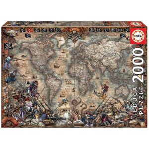 University Games Educa Pirates Map 2000 Piece Jigsaw Puzzle