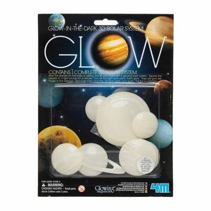 4M Glow-In-The-Dark 3d Solar System Adhesive Tabs