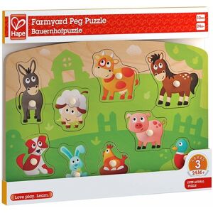 Hape Farmyard Peg Puzzle