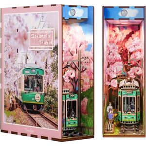 Tonecheer Sakura'S Travel - Book Nook 3d Puzzle