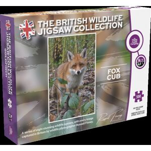 GO ON MAKE ME Fox Cub 500 Piece Puzzle GO ON MAKE ME Fox Cub 500 Piece Puzzle