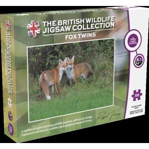 GO ON MAKE ME Fox Twins 500 Piece Puzzle GO ON MAKE ME Fox Twins 500 Piece Puzzle