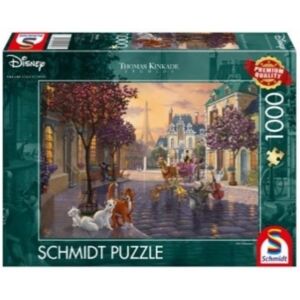 Asmodee Disney Dreams Collection - The Aristocats By Thomas Kinkade 1000 Piece Schmidt Puzzle Asmodee Disney Dreams Collection - The Aristocats By Thomas Kinkade 1000 Piece Schmidt Puzzle