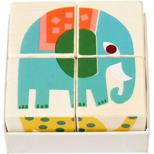REX LONDON Wooden Puzzle Cubes - Wild Wonders REX LONDON Wooden Puzzle Cubes - Wild Wonders