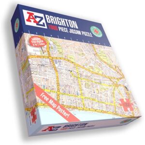 ALL JIGSAW PUZZLES A-Z Map Of Brighton ALL JIGSAW PUZZLES A-Z Map Of Brighton