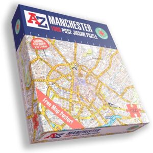 ALL JIGSAW PUZZLES A-Z Map Of Manchester ALL JIGSAW PUZZLES A-Z Map Of Manchester